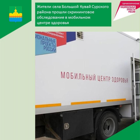 Жители села Большой Кувай Сурского района прошли скрининговое обследование. Жители села Большой Кувай Сурского района прошли скрининговое обследование.